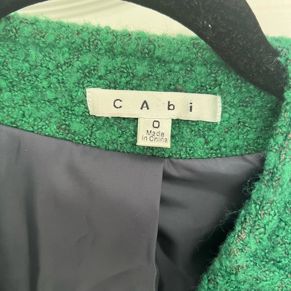 Cabi Green Blazer SZ 0 - Picture 2 of 4